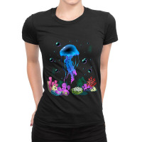 Summer Design - Jelly Fish Ladies Fitted T-shirt | Artistshot