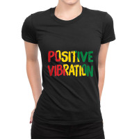 Positive Vibration Vibes Rasta Reggae Jamaica Tank Top Ladies Fitted T-shirt | Artistshot