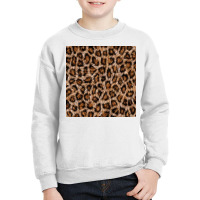 Leopard Skin Texture Pattern Youth Sweatshirt | Artistshot