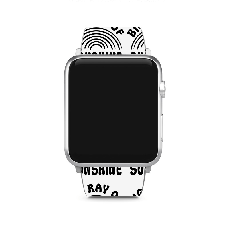 Big Ray Of Sunshine Apple Watch Band by Nicole Tees | Artistshot