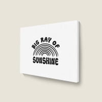 Big Ray Of Sunshine Landscape Canvas Print | Artistshot