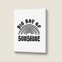 Big Ray Of Sunshine Portrait Canvas Print | Artistshot