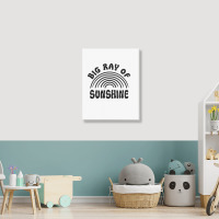 Big Ray Of Sunshine Portrait Canvas Print | Artistshot