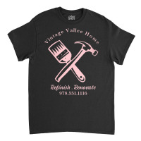 Womens Vintage Vallee Home Renovations Company Hoodie V Neck T Shirt Classic T-shirt | Artistshot