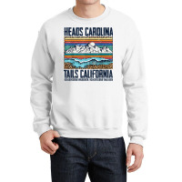 Vintage Heads Carolina Tail California Summer Beach Paradise T Shirt Crewneck Sweatshirt | Artistshot