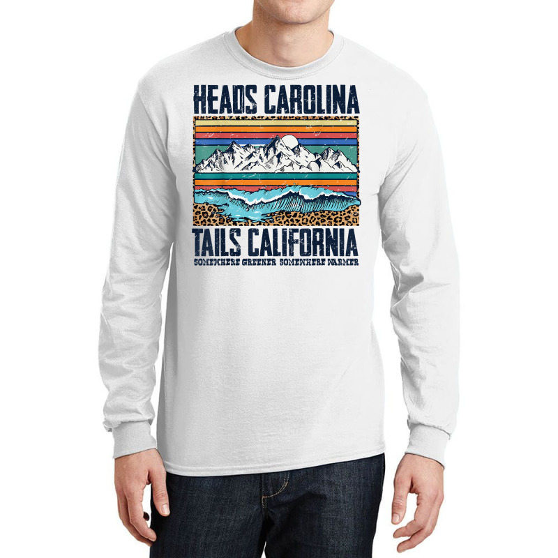 Vintage Heads Carolina Tail California Summer Beach Paradise T Shirt Long Sleeve Shirts by ReagerAero | Artistshot