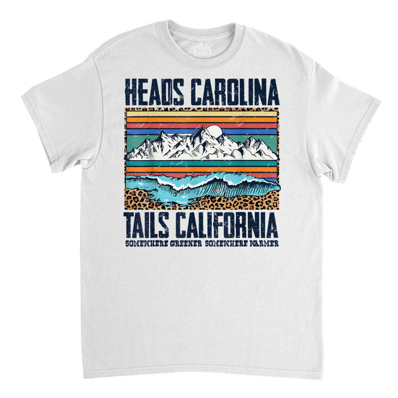 Vintage Heads Carolina Tail California Summer Beach Paradise T Shirt Classic T-shirt by ReagerAero | Artistshot