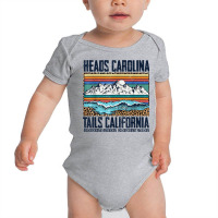 Vintage Heads Carolina Tail California Summer Beach Paradise T Shirt Baby Bodysuit | Artistshot