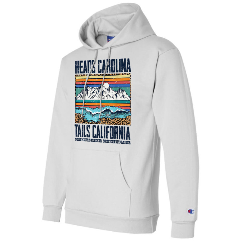 Vintage Heads Carolina Tail California Summer Beach Paradise T Shirt Champion Hoodie by ReagerAero | Artistshot