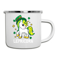 St Patricks Day Unicorn  Lepricorn Camper Cup | Artistshot