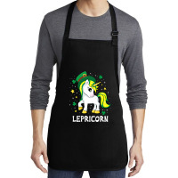 St Patricks Day Unicorn  Lepricorn Medium-length Apron | Artistshot