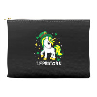 St Patricks Day Unicorn  Lepricorn Accessory Pouches | Artistshot