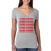 Latin Divine Printed T-shirt Women's Triblend Scoop T-shirt | Artistshot