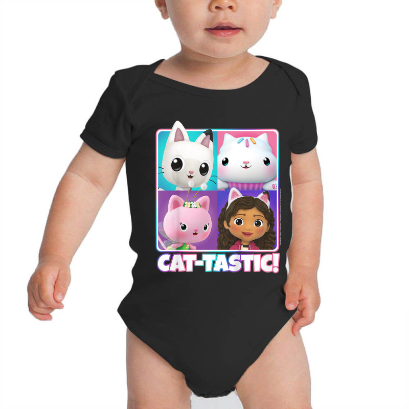 Custom Gabby's Dollhouse Cat-tastic Box Up Baby Bodysuit By Tegan8688