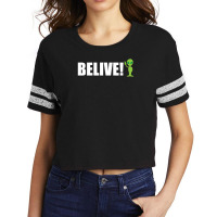 Believe Alien Scorecard Crop Tee | Artistshot