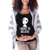 Believe In Spirits Maternity Scoop Neck T-shirt | Artistshot