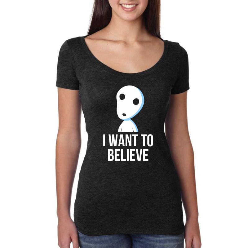 Believe In Spirits Women's Triblend Scoop T-shirt by Dony_store | Artistshot