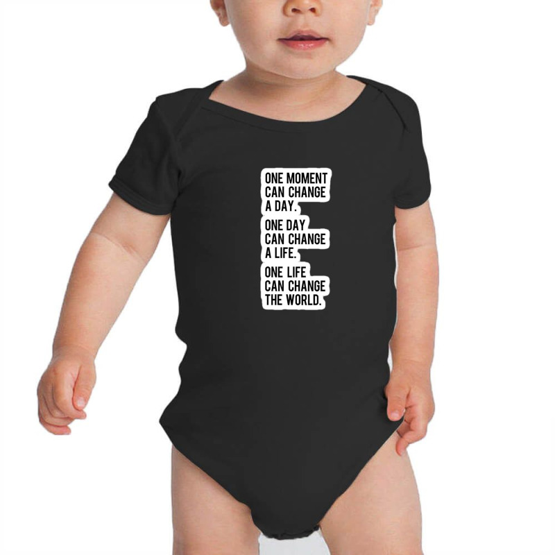 Real Change Enduring Change Happens One Step At A Time Ruth Bader Gins Baby Bodysuit by zuwita55 | Artistshot