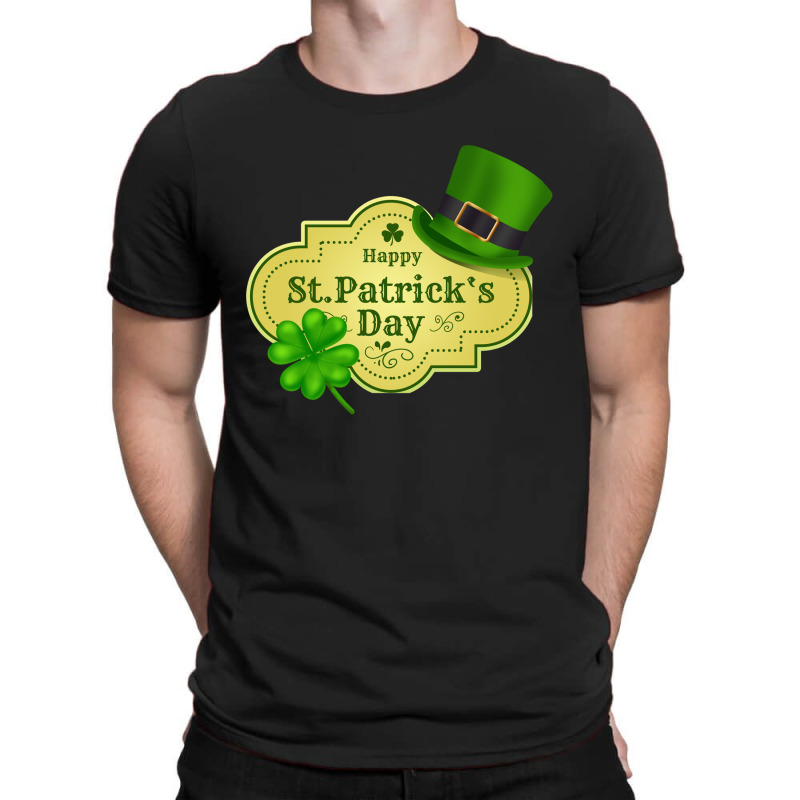 Leaf Green St Patricks Day Hat T-shirt | Artistshot