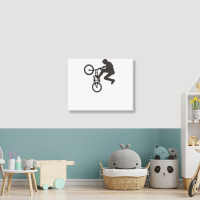 Bmx T Shirt Landscape Canvas Print | Artistshot