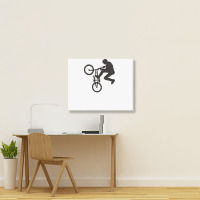 Bmx T Shirt Landscape Canvas Print | Artistshot