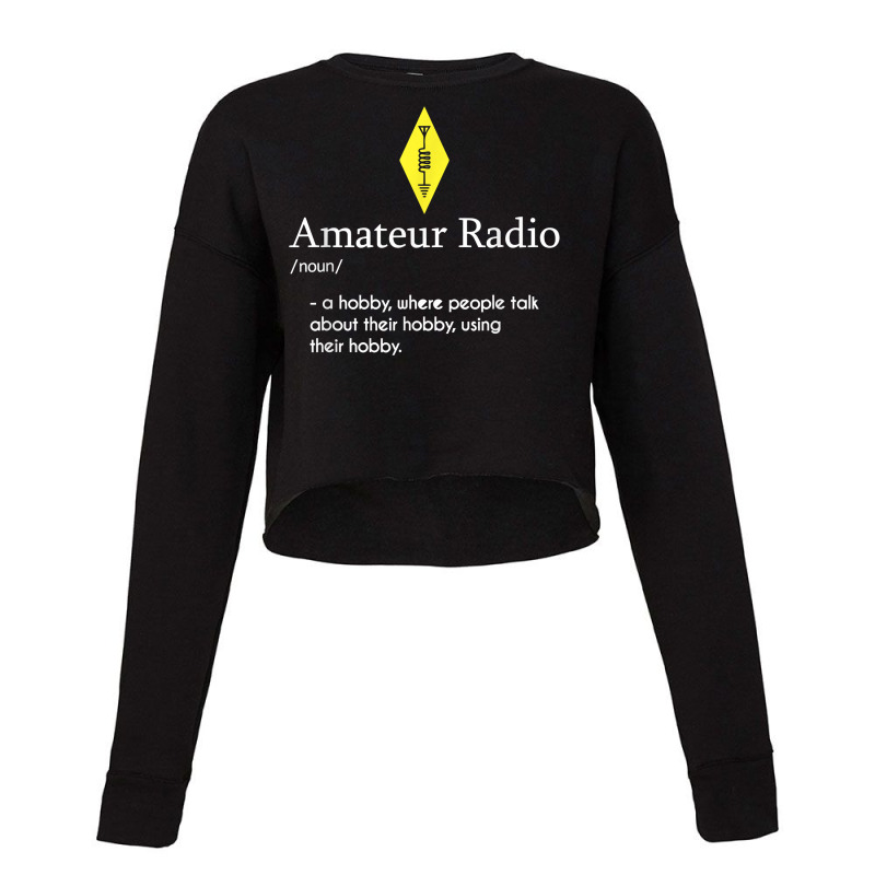 Ham Radio Operator I Ham Radio Shirts Amateur Radio Cropped Sweater by lorebrend | Artistshot