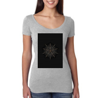 Golden Mandala Women's Triblend Scoop T-shirt | Artistshot