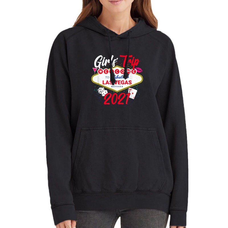 Vegas Girls Trip - Party In Las Vegas - Girls Trip 2021 Vintage Hoodie | Artistshot