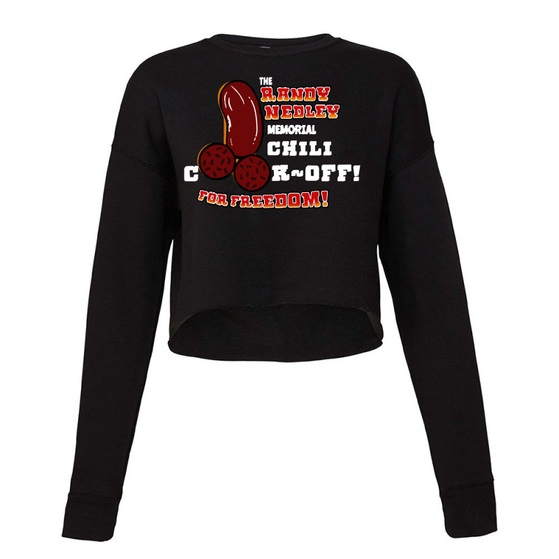 The Randy Nedley Chili Cook Off Cropped Sweater by Kamprett Apparel | Artistshot