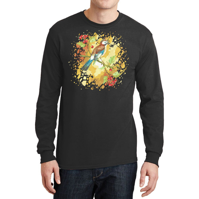 Birds Illustration T  Shirtbird T  Shirt (45) Long Sleeve Shirts by halvorsonlibby58 | Artistshot