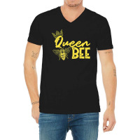 Bee Beekeeper Queen Bee 15 Hive Beekeeping V-neck Tee | Artistshot