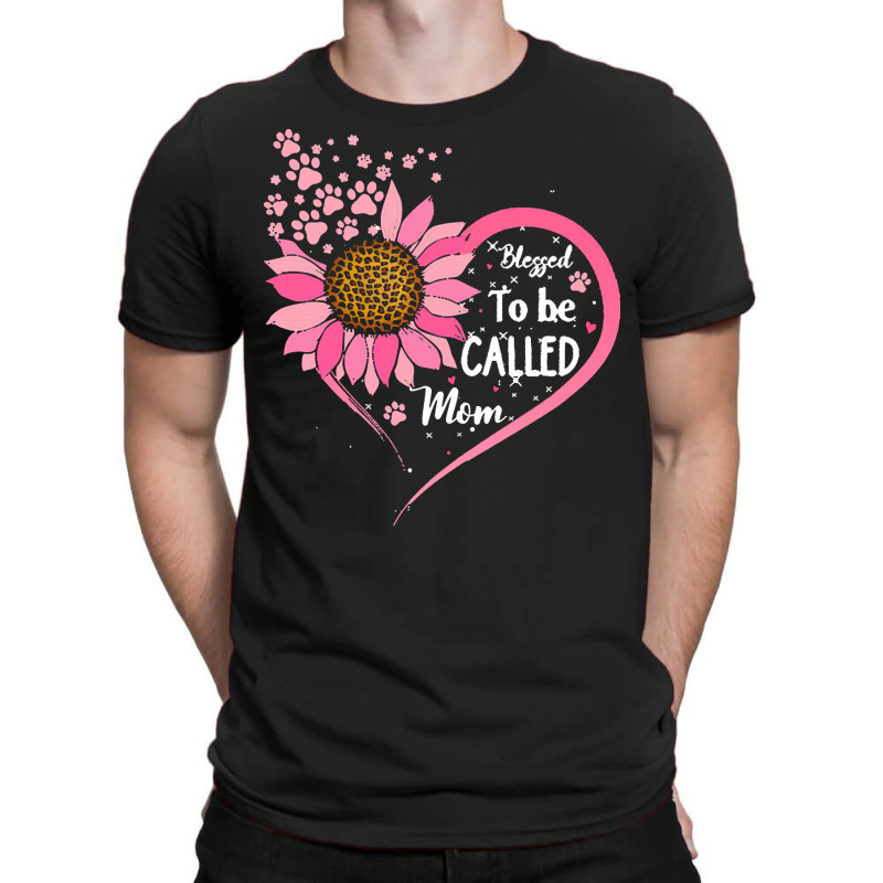 Blessed To Be Called Mom Happy Mothers T  Shirt Sunflower Heart Blesse T-Shirt by halvorsonlibby58 | Artistshot