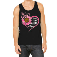 Blessed To Be Called Mom Happy Mothers T  Shirt Sunflower Heart Blesse Tank Top | Artistshot