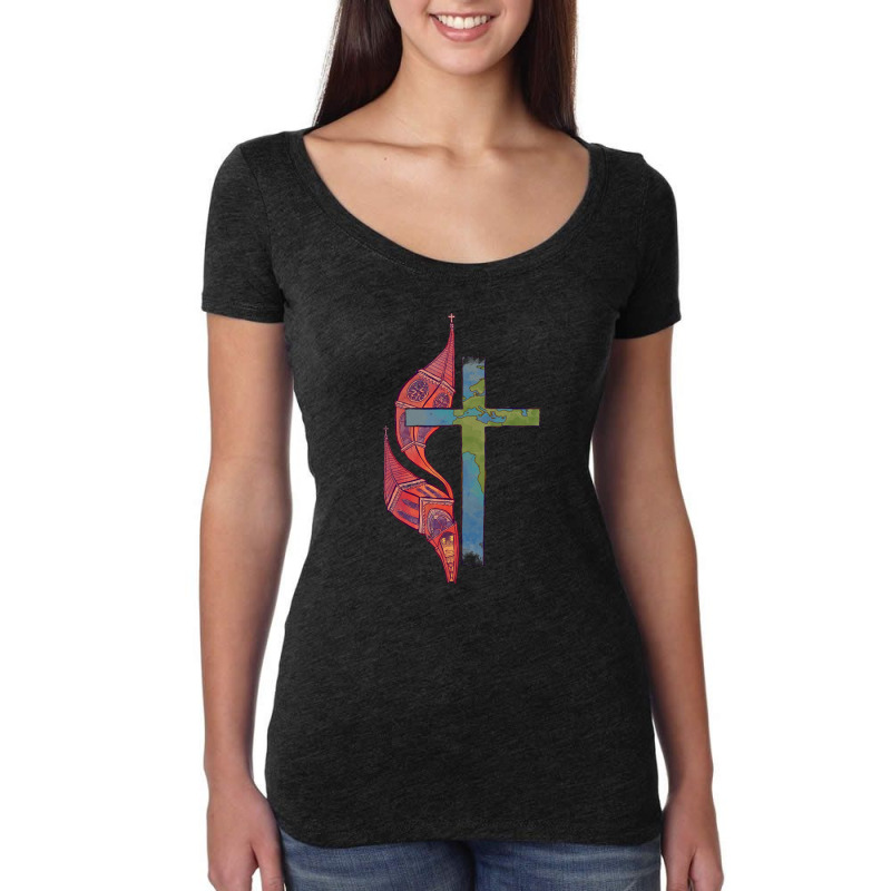 Church And World Women's Triblend Scoop T-shirt by saterseim | Artistshot