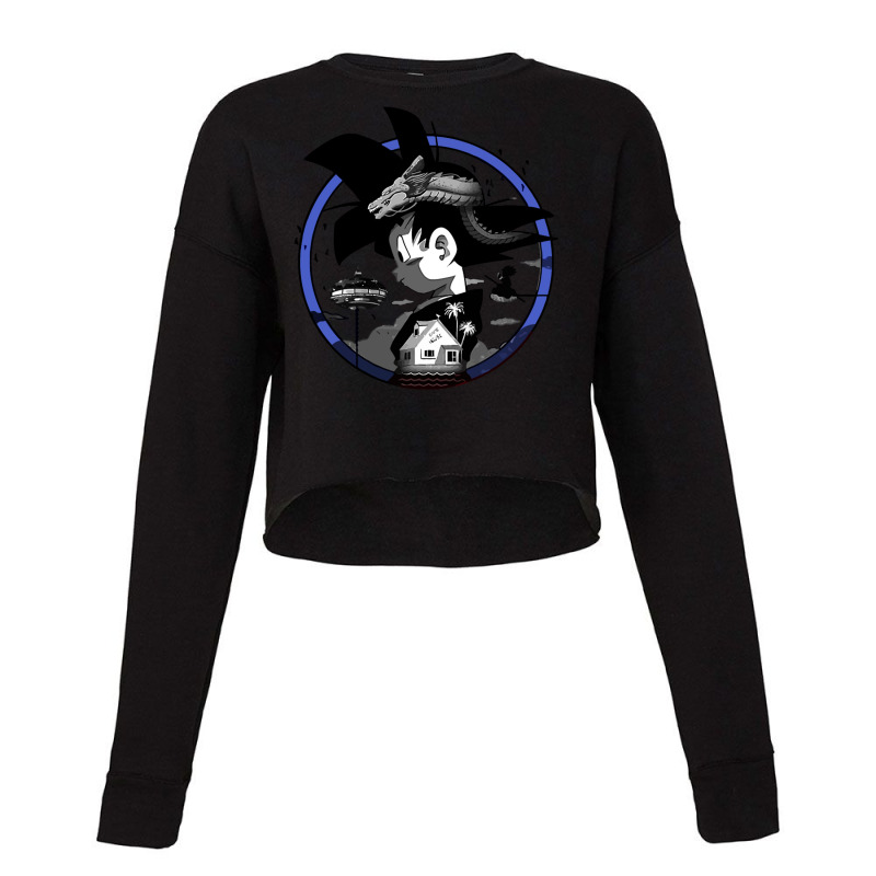 Little Goku Memories Cropped Sweater by bayuniaga | Artistshot