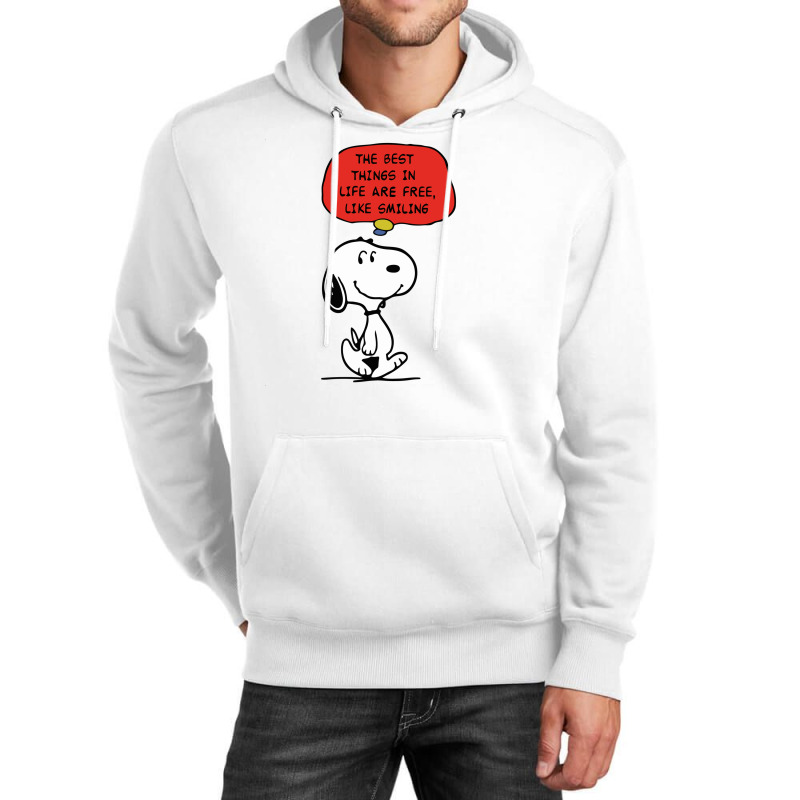 Peanuts Best Things In Life Are Free Unisex Hoodie | Artistshot