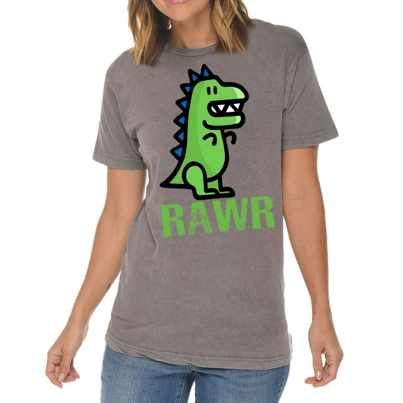 Dinosaur Rawr Vintage T-shirt | Artistshot