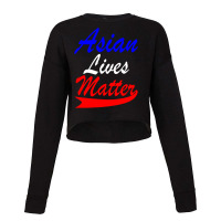 Asian Lives Matter Stop Asian Hate Cropped Sweater | Artistshot