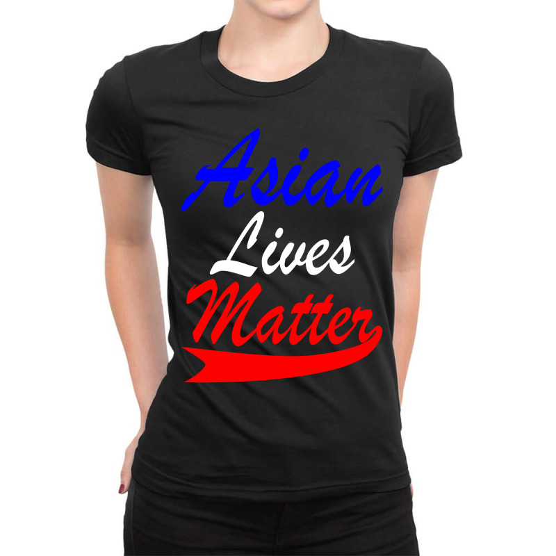 Asian Lives Matter Stop Asian Hate Ladies Fitted T-shirt | Artistshot