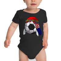 Croatia Soccer Football Team 2022 Arab Keffiyeh Croatia Flag T Shirt Baby Bodysuit | Artistshot