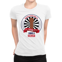 Martin Luther King Jr Ladies Fitted T-shirt | Artistshot