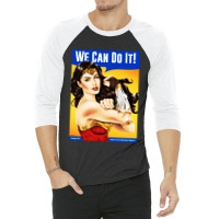 Wonder Riveter 3/4 Sleeve Shirt | Artistshot