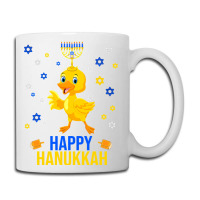 Duck Quack Funny Hanukkah Chanukah Duck Jewish Hebrew Menorah Candles Coffee Mug | Artistshot