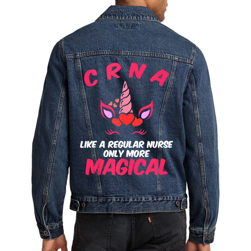 Crna Magical Certified Nurse Anesthetist Tank Top Men Denim Jacket | Artistshot