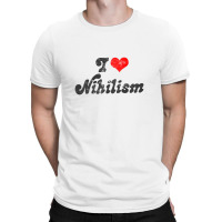 I Heart Nihilism Vintage Look Faded Typography Gift T-shirt | Artistshot