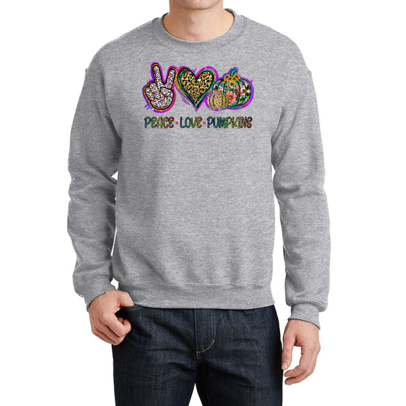 Peace Love Pumkins Crewneck Sweatshirt | Artistshot