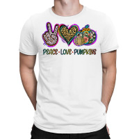 Peace Love Pumkins T-shirt | Artistshot