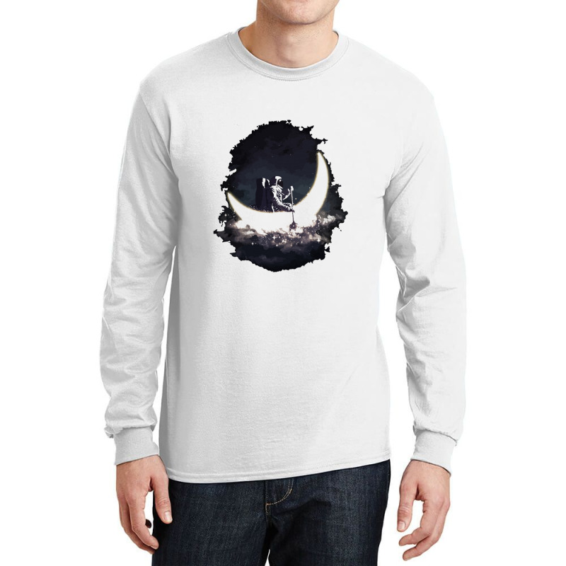 Moon Sailing Long Sleeve Shirts | Artistshot