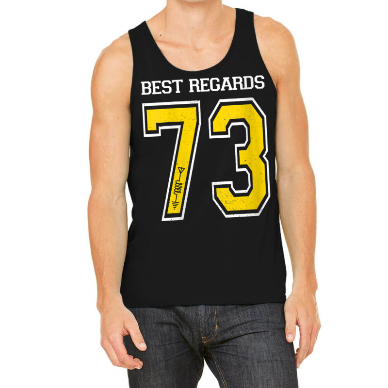 Womens 73 Best Regards Ham Radio   Amateur Radio Operator Gift V Neck Tank Top by lorebrend | Artistshot