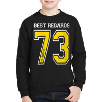 Womens 73 Best Regards Ham Radio   Amateur Radio Operator Gift V Neck Youth Sweatshirt | Artistshot